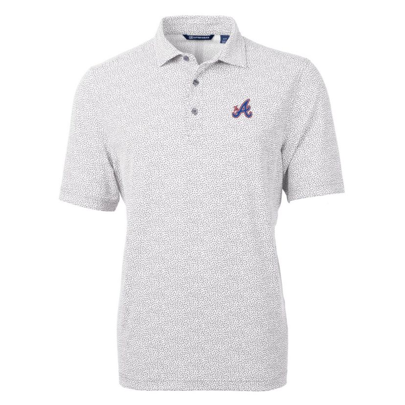 MLB Atlanta Braves City Connect Virtue Eco Pique Botanical Print Recycled Polo
