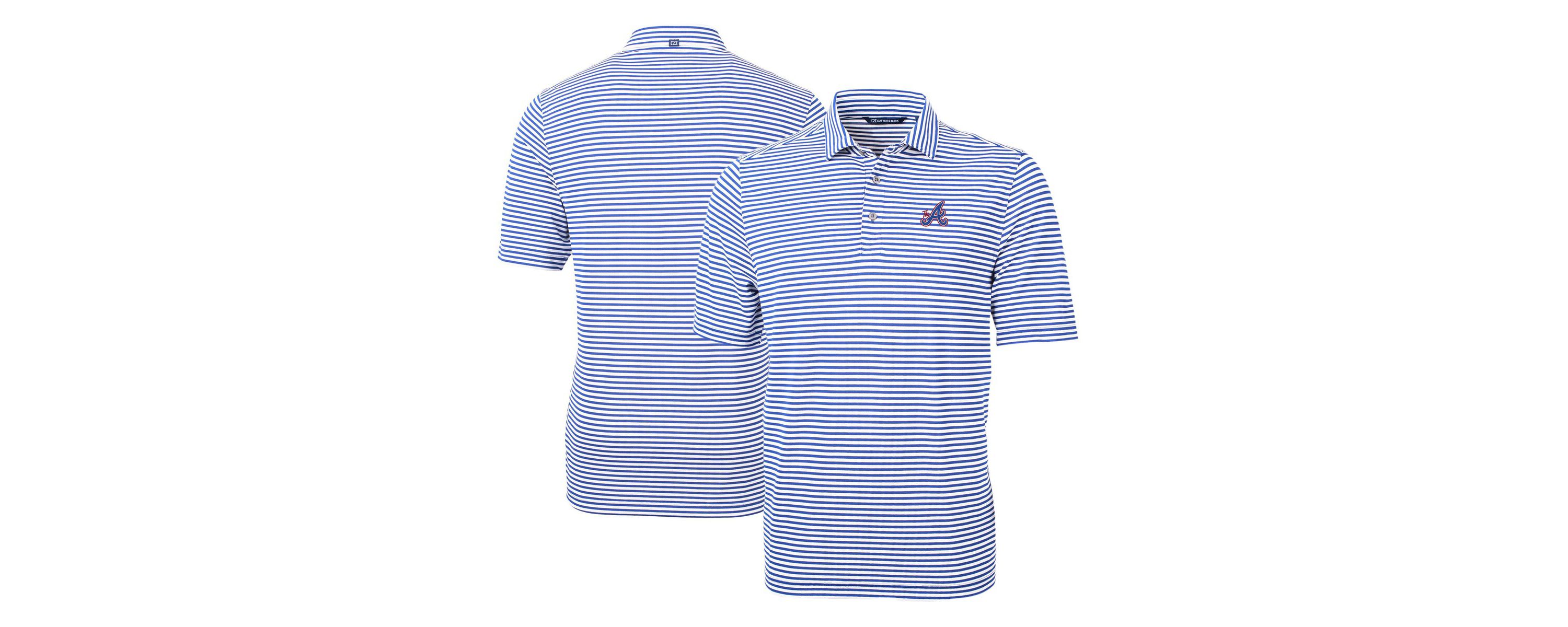 MLB Atlanta Braves City Connect Virtue Eco Pique Stripe Recycled Polo