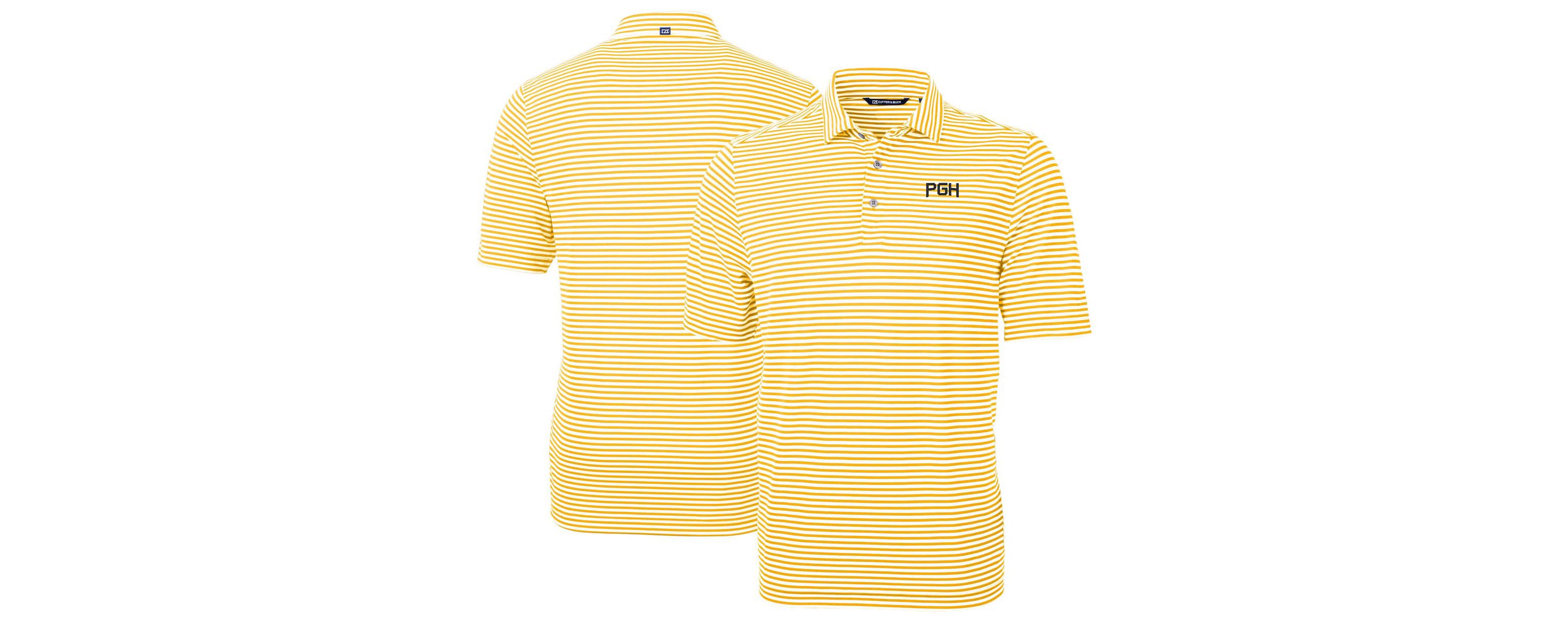 MLB Pittsburgh Pirates City Connect Virtue Eco Pique Stripe Recycled Polo
