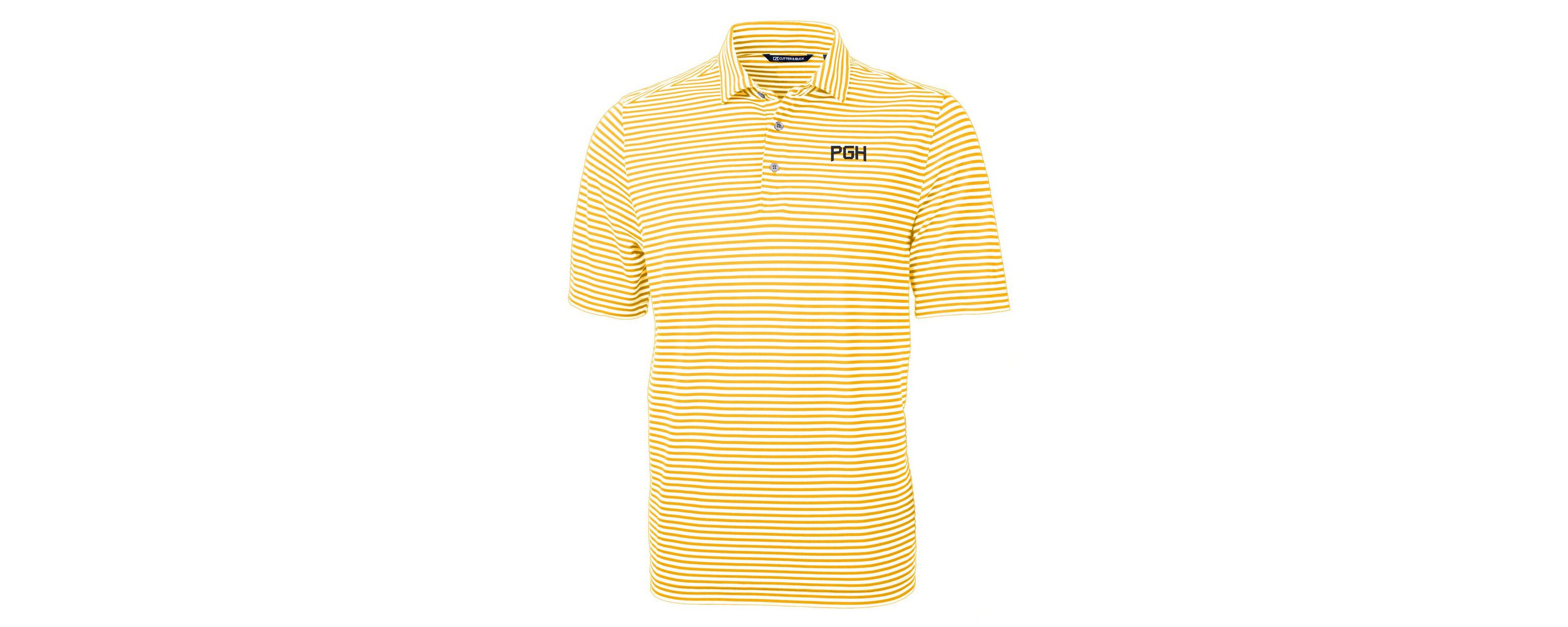 MLB Pittsburgh Pirates City Connect Virtue Eco Pique Stripe Recycled Polo