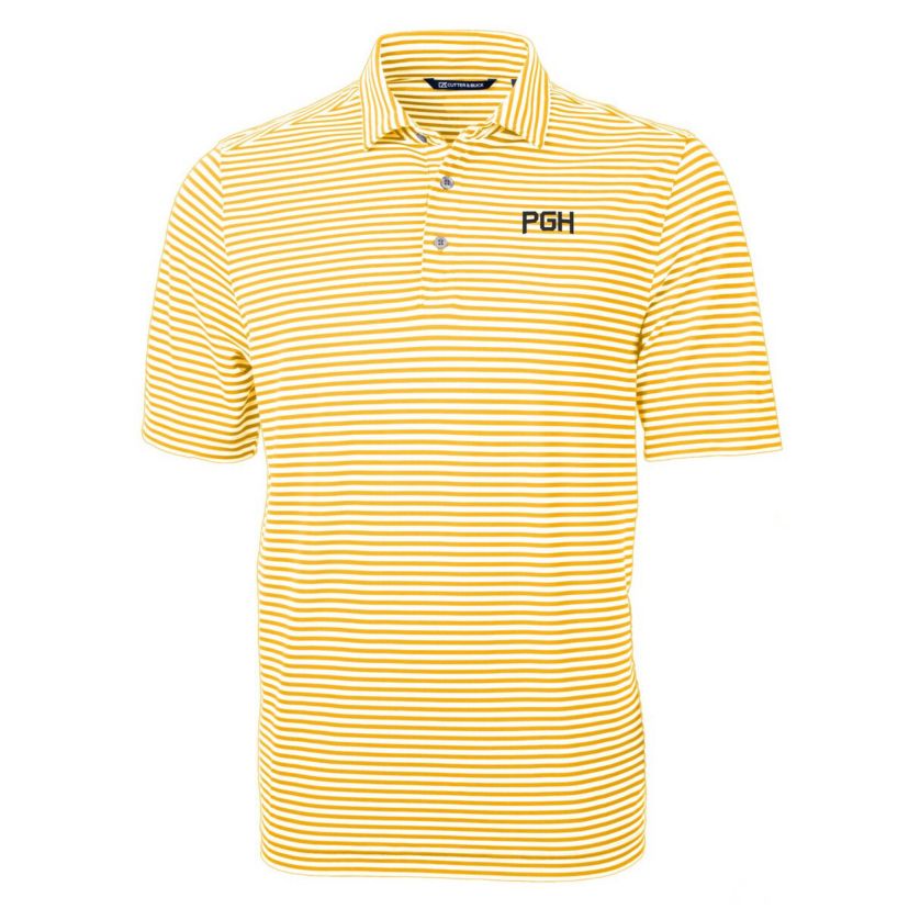 MLB Pittsburgh Pirates City Connect Virtue Eco Pique Stripe Recycled Polo