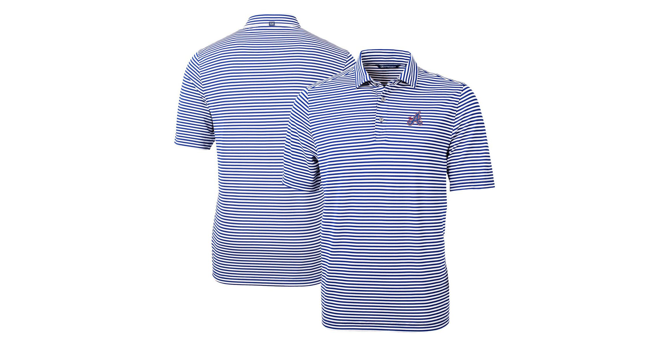 MLB Atlanta Braves City Connect Virtue Eco Pique Stripe Recycled Polo