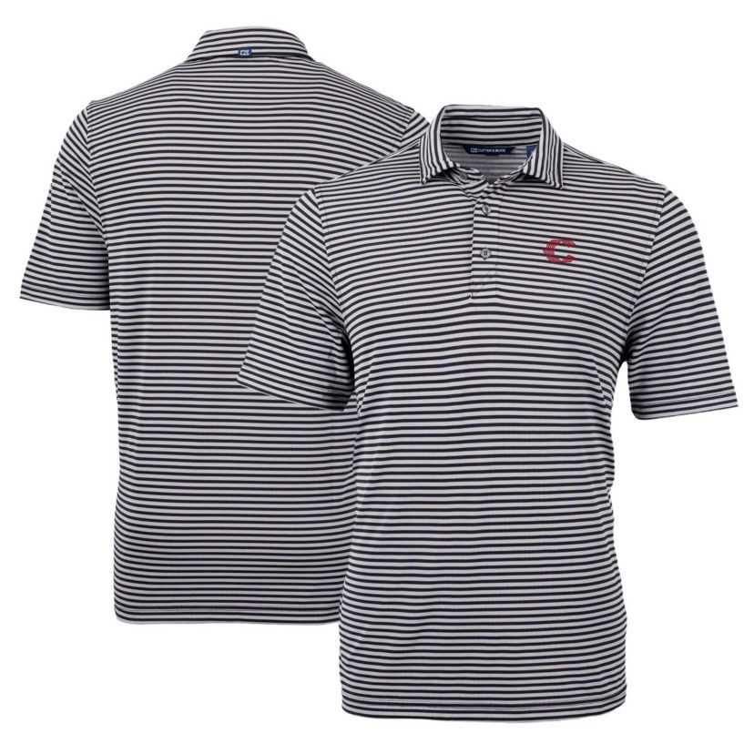 MLB Cincinnati Reds City Connect Virtue Eco Pique Stripe Recycled Polo