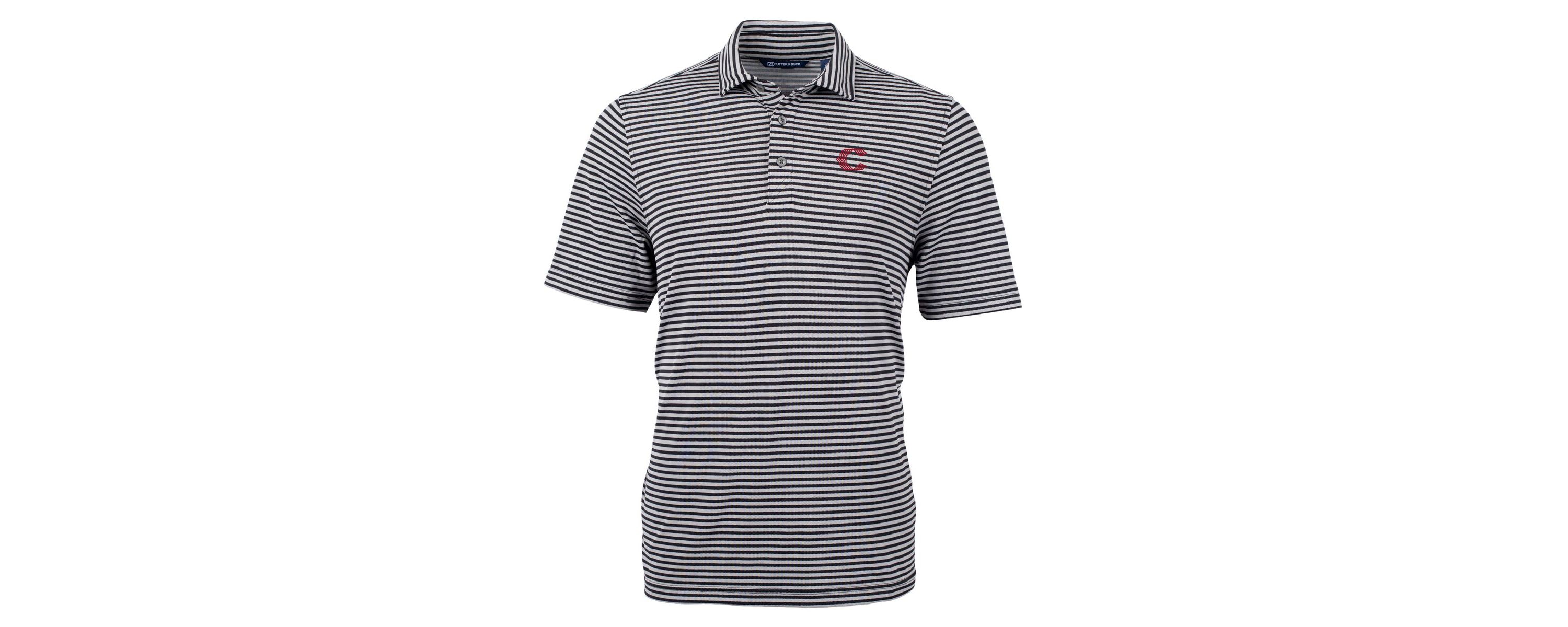 MLB Cincinnati Reds City Connect Virtue Eco Pique Stripe Recycled Polo