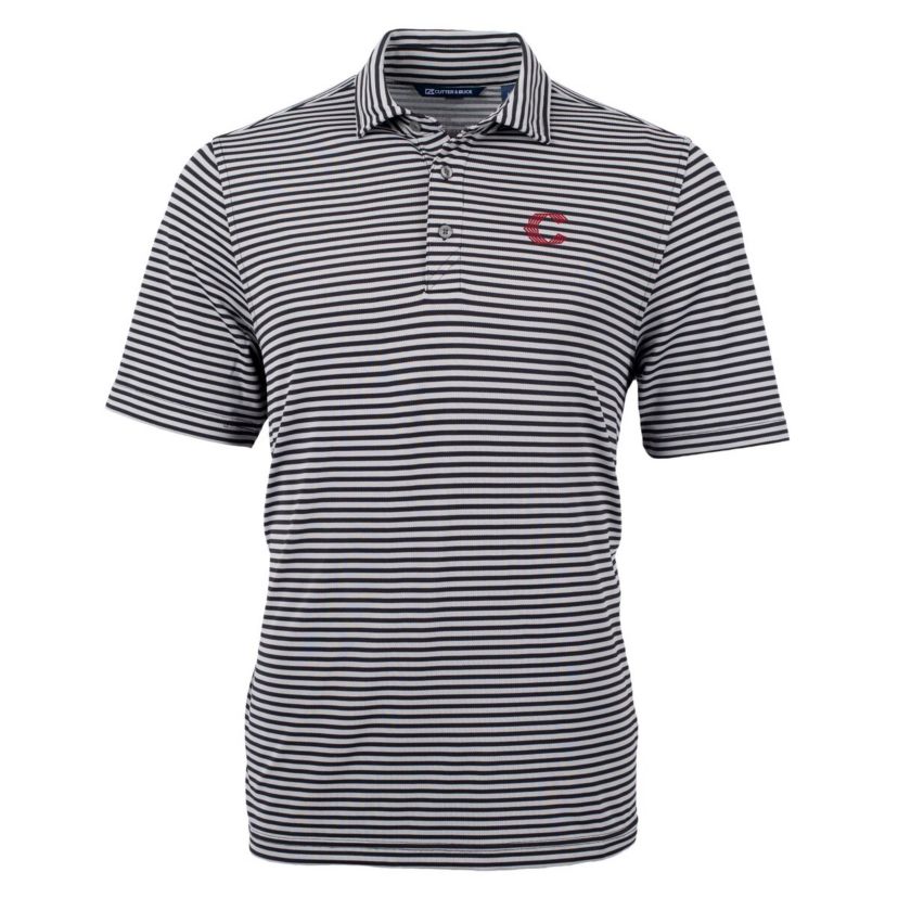 MLB Cincinnati Reds City Connect Virtue Eco Pique Stripe Recycled Polo