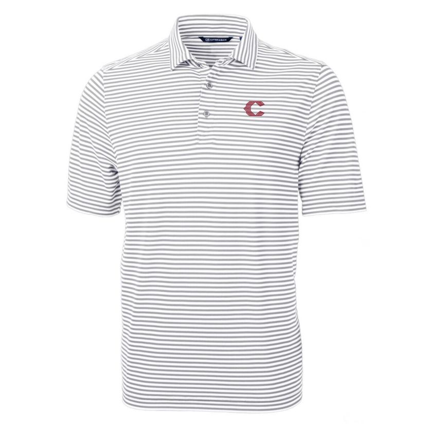 MLB Cincinnati Reds City Connect Virtue Eco Pique Stripe Recycled Polo