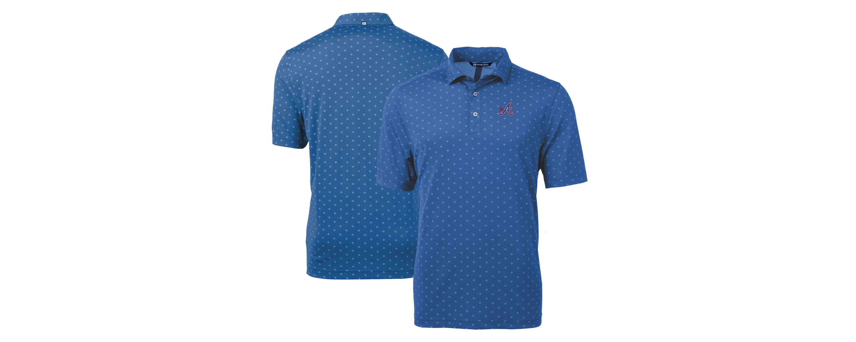 MLB Atlanta Braves City Connect Virtue Eco Pique Tile Print Recycled Polo