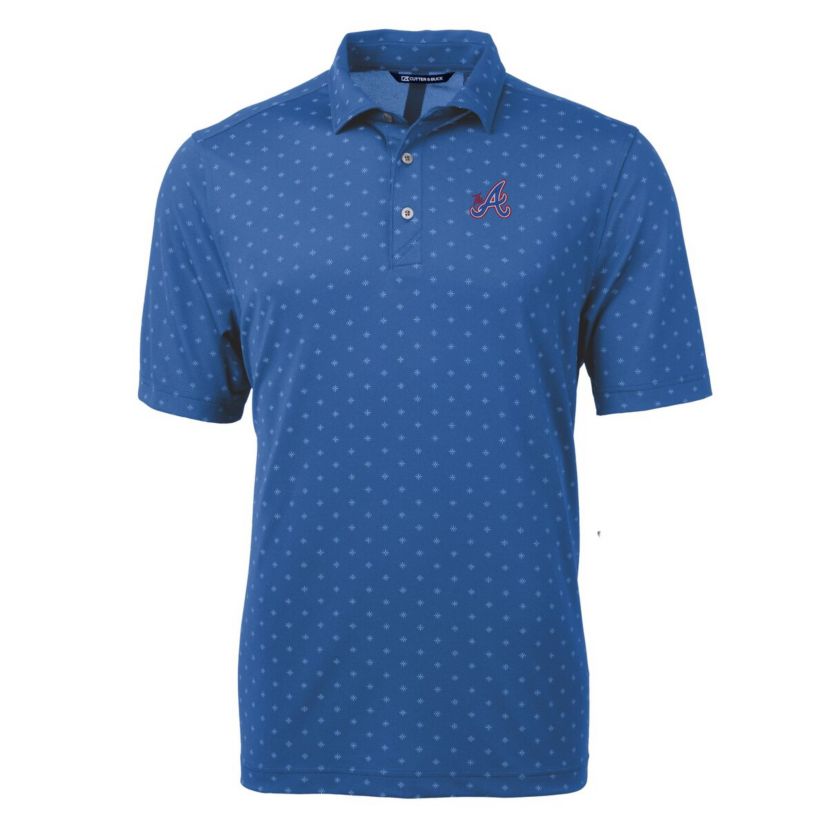 MLB Atlanta Braves City Connect Virtue Eco Pique Tile Print Recycled Polo