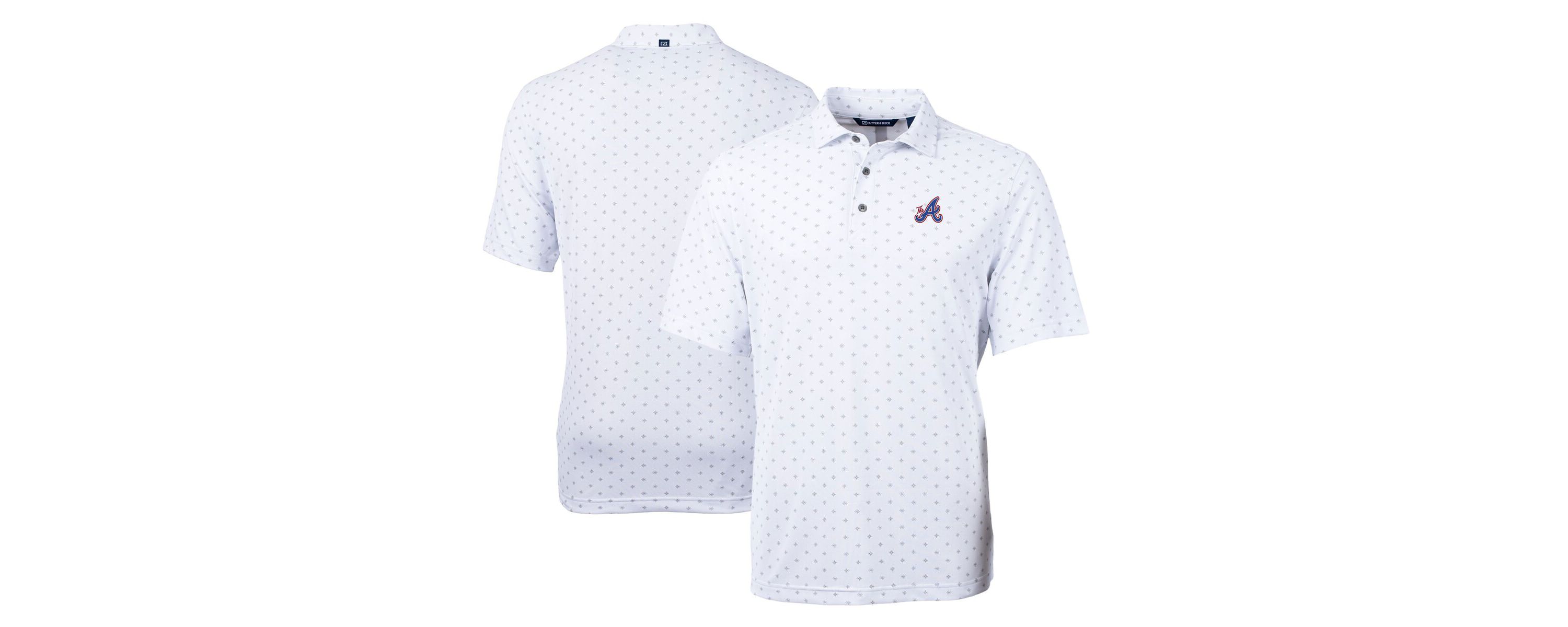 MLB Atlanta Braves City Connect Virtue Eco Pique Tile Print Recycled Polo