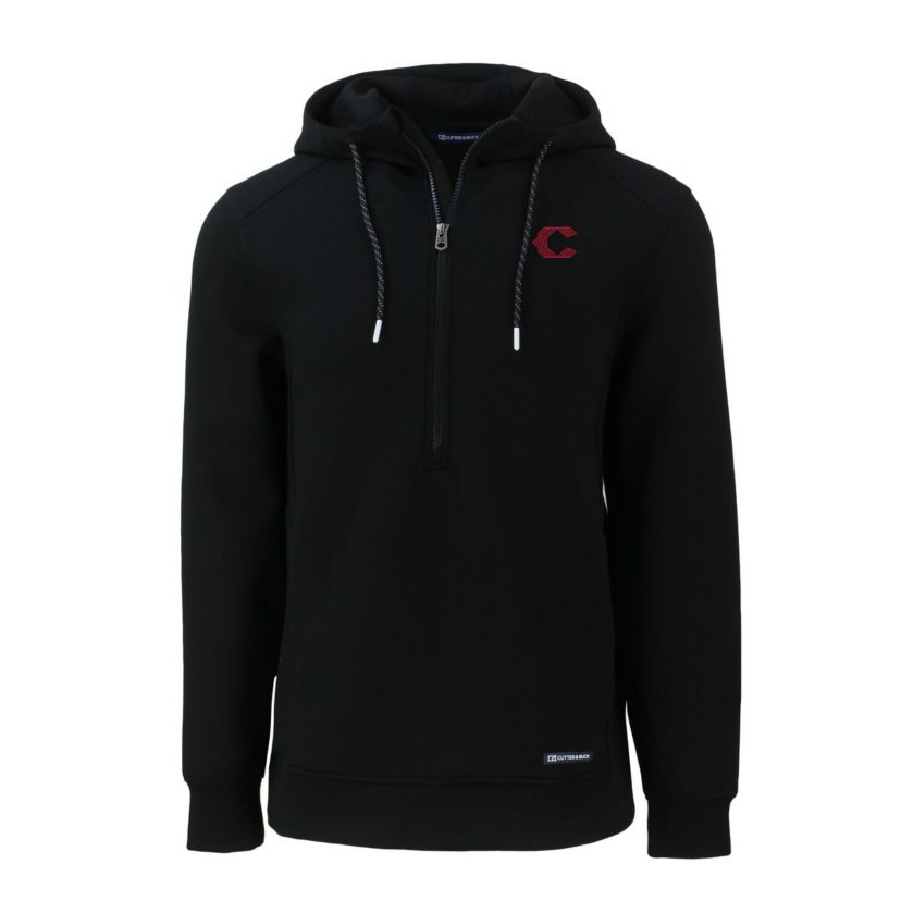MLB Cincinnati Reds City Connect Roam Eco Recycled Half-Zip Pullover Hoodie