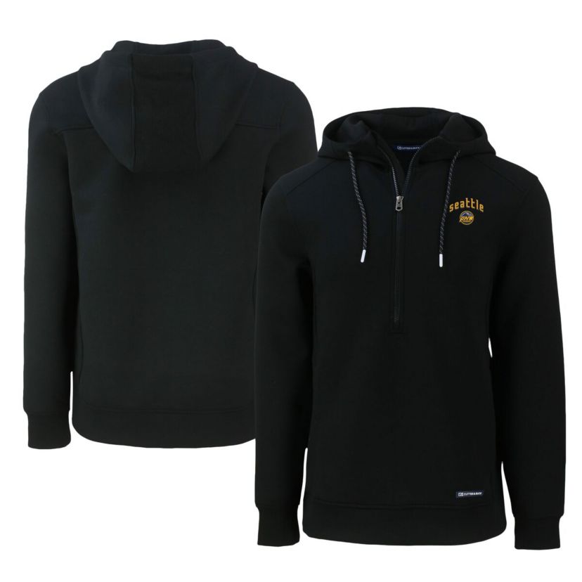 MLB Seattle Mariners City Connect Roam Eco Recycled Half-Zip Pullover Hoodie
