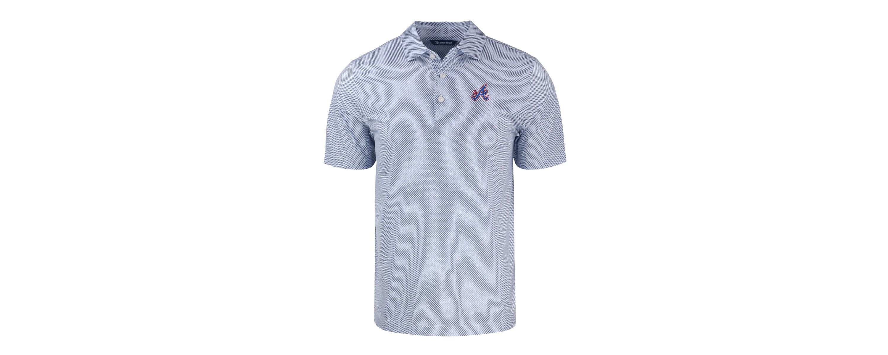 MLB Atlanta Braves City Connect Pike Eco Symmetry Print Stretch Recycled Polo