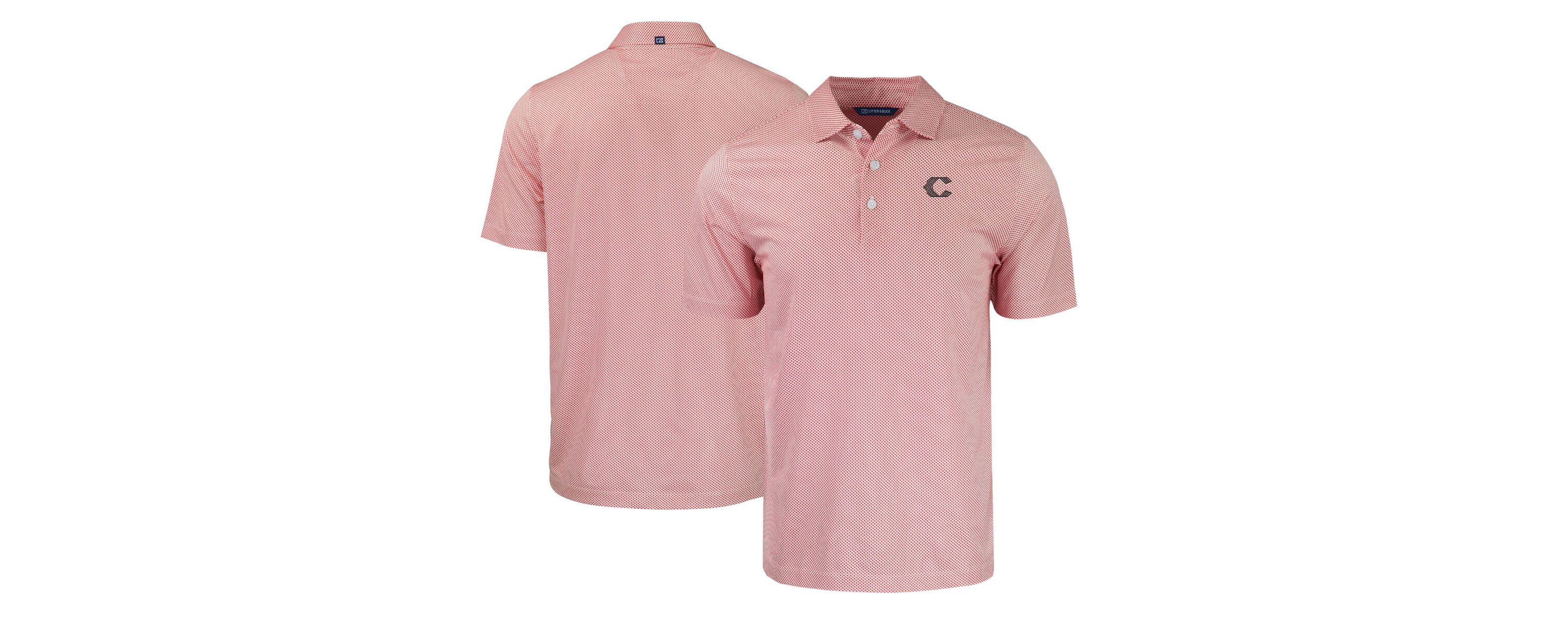 MLB Cincinnati Reds City Connect Pike Eco Symmetry Print Stretch Recycled Polo