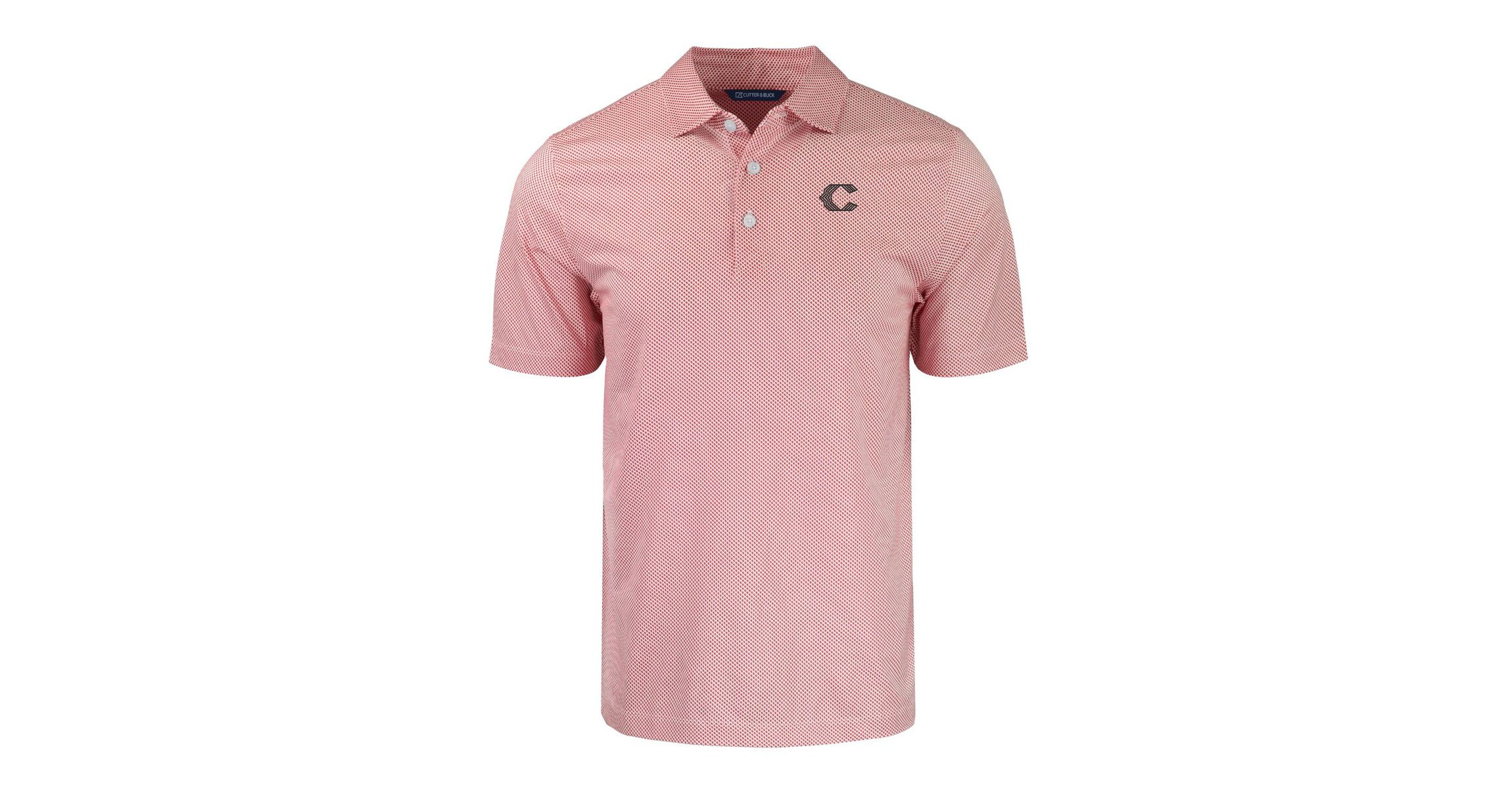 MLB Cincinnati Reds City Connect Pike Eco Symmetry Print Stretch Recycled Polo