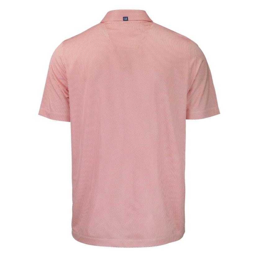 MLB Cincinnati Reds City Connect Pike Eco Symmetry Print Stretch Recycled Polo