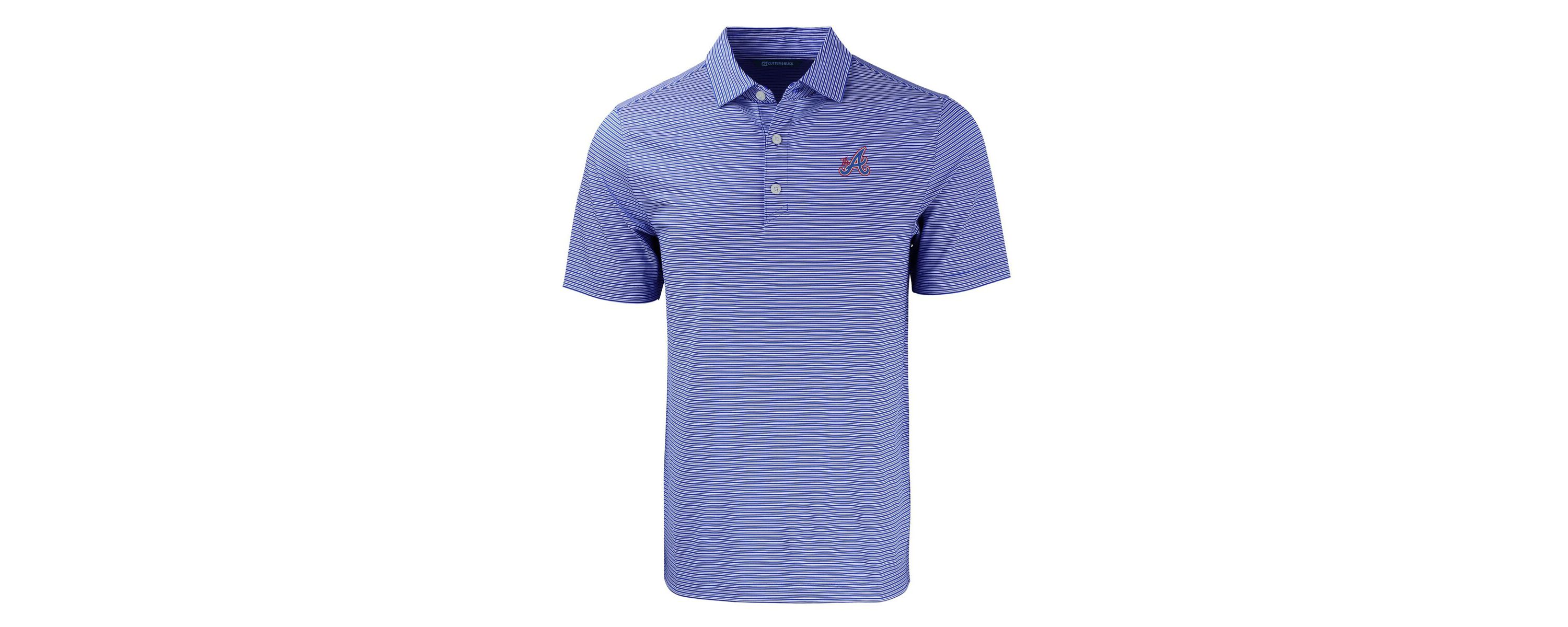 MLB Atlanta Braves City Connect Forge Eco Double Stripe Stretch Recycled Polo