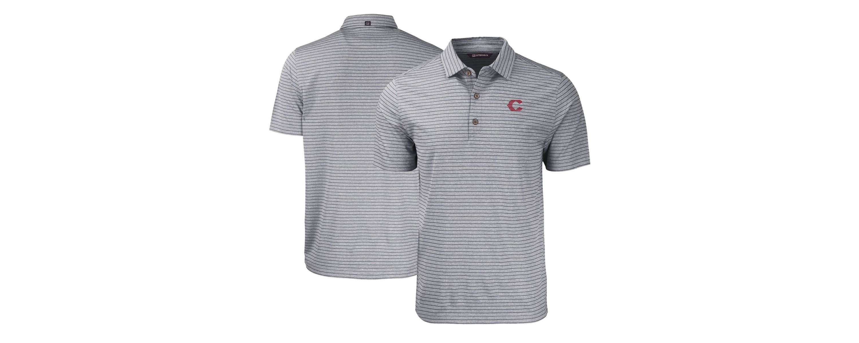 MLB Cincinnati Reds City Connect Forge Eco Stripe Stretch Recycled Polo