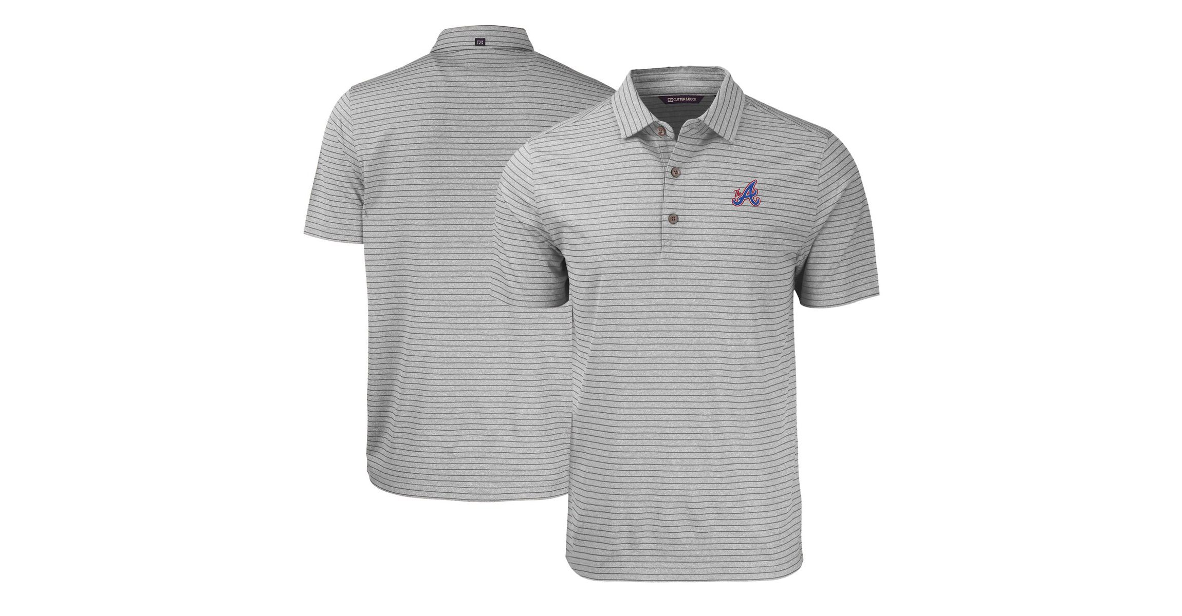 MLB Atlanta Braves City Connect Forge Eco Stripe Stretch Recycled Polo