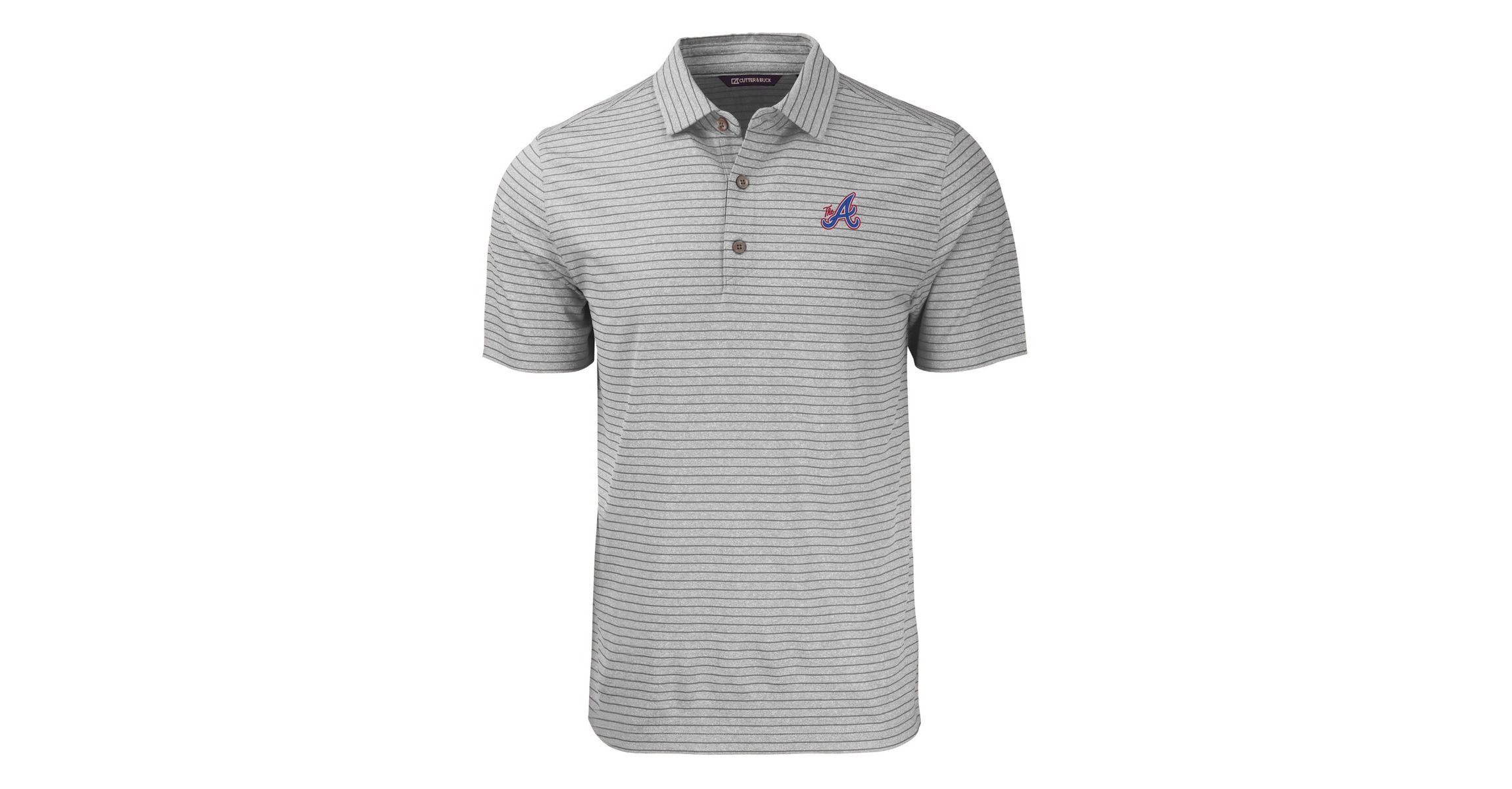 MLB Atlanta Braves City Connect Forge Eco Stripe Stretch Recycled Polo