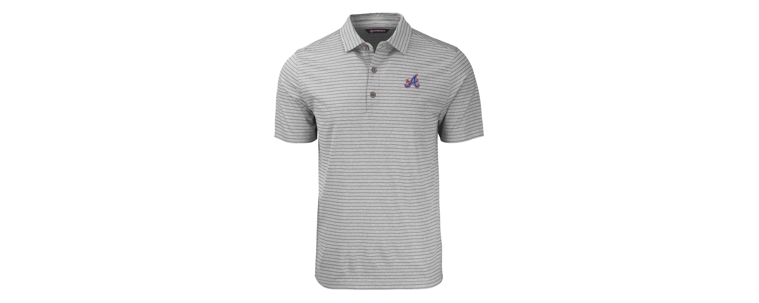 MLB Atlanta Braves City Connect Forge Eco Stripe Stretch Recycled Polo