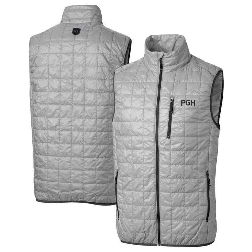 MLB Pittsburgh Pirates City Connect Rainier PrimaLoft Eco Insulated Full-Zip Puffer Vest