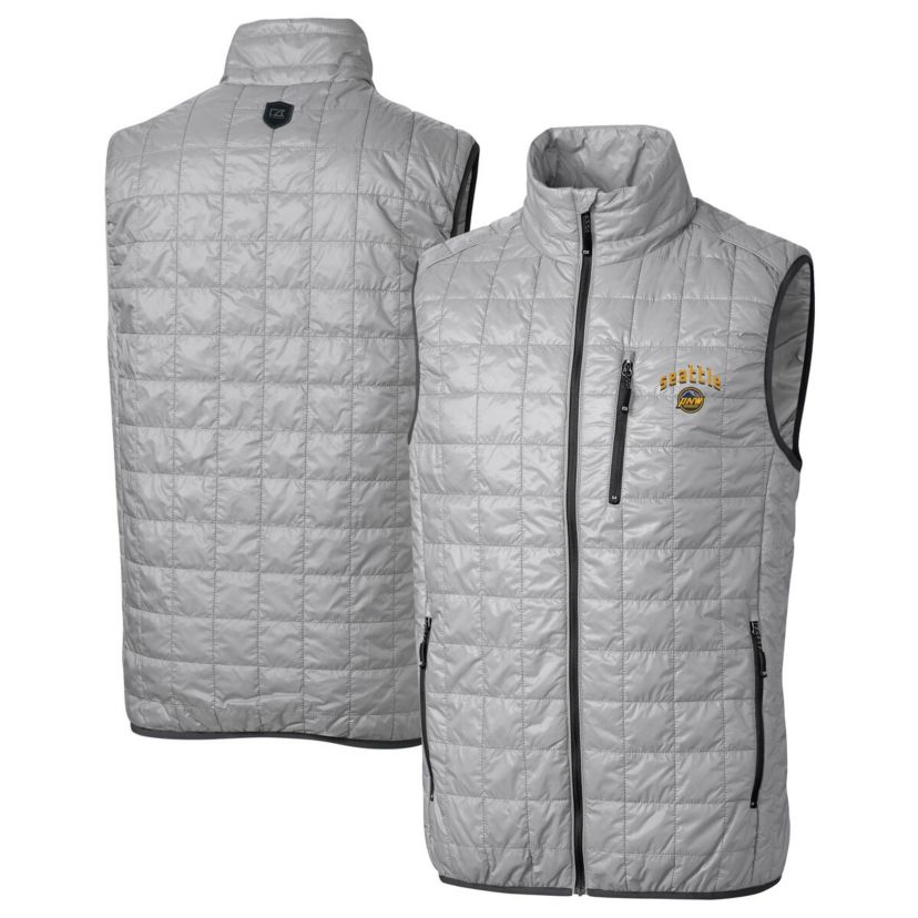 MLB Seattle Mariners City Connect Rainier PrimaLoft Eco Insulated Full-Zip Puffer Vest