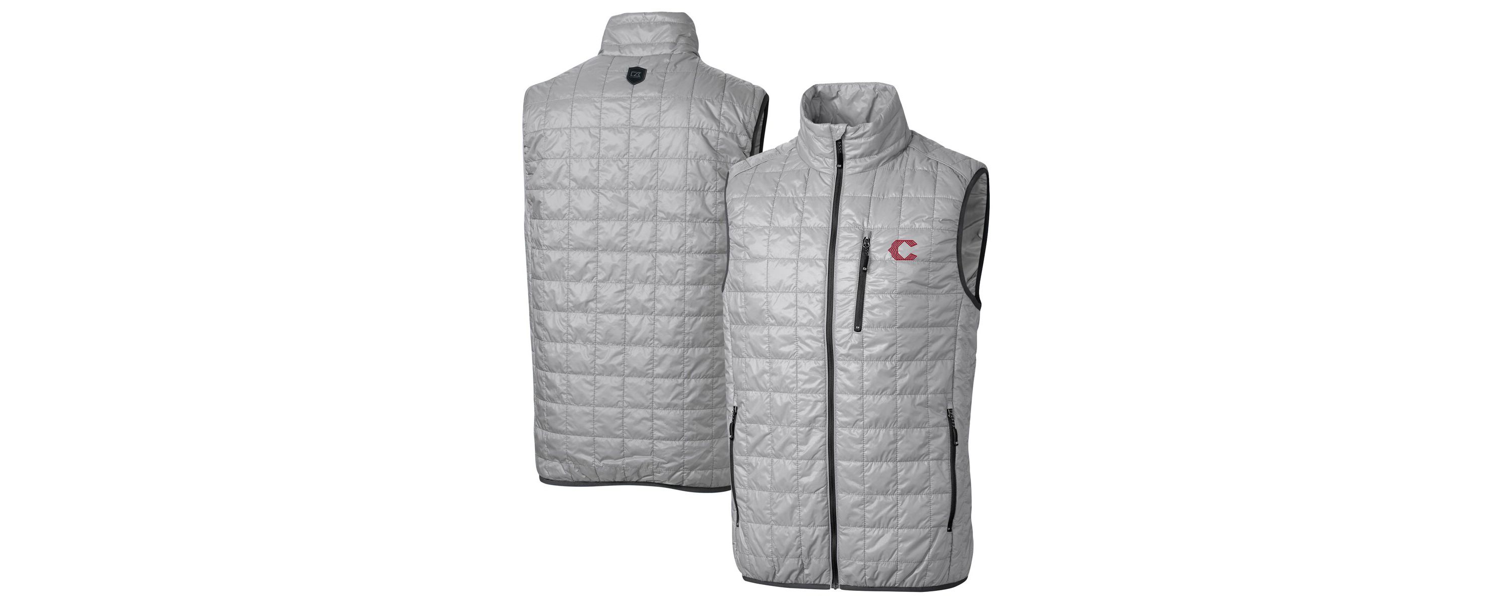 MLB Cincinnati Reds City Connect Rainier PrimaLoft Eco Insulated Full-Zip Puffer Vest