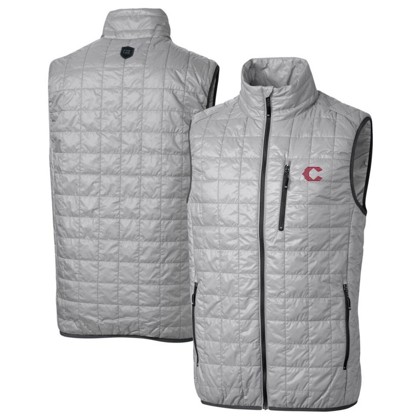 MLB Cincinnati Reds City Connect Rainier PrimaLoft Eco Insulated Full-Zip Puffer Vest