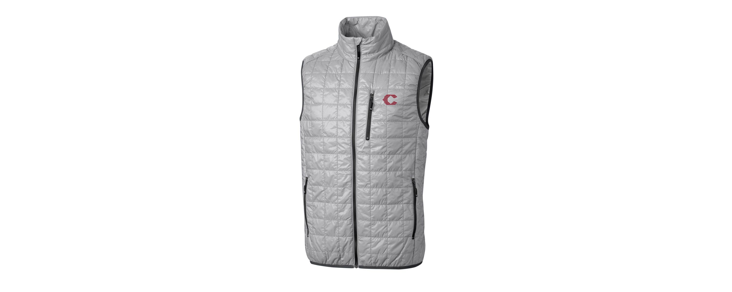 MLB Cincinnati Reds City Connect Rainier PrimaLoft Eco Insulated Full-Zip Puffer Vest