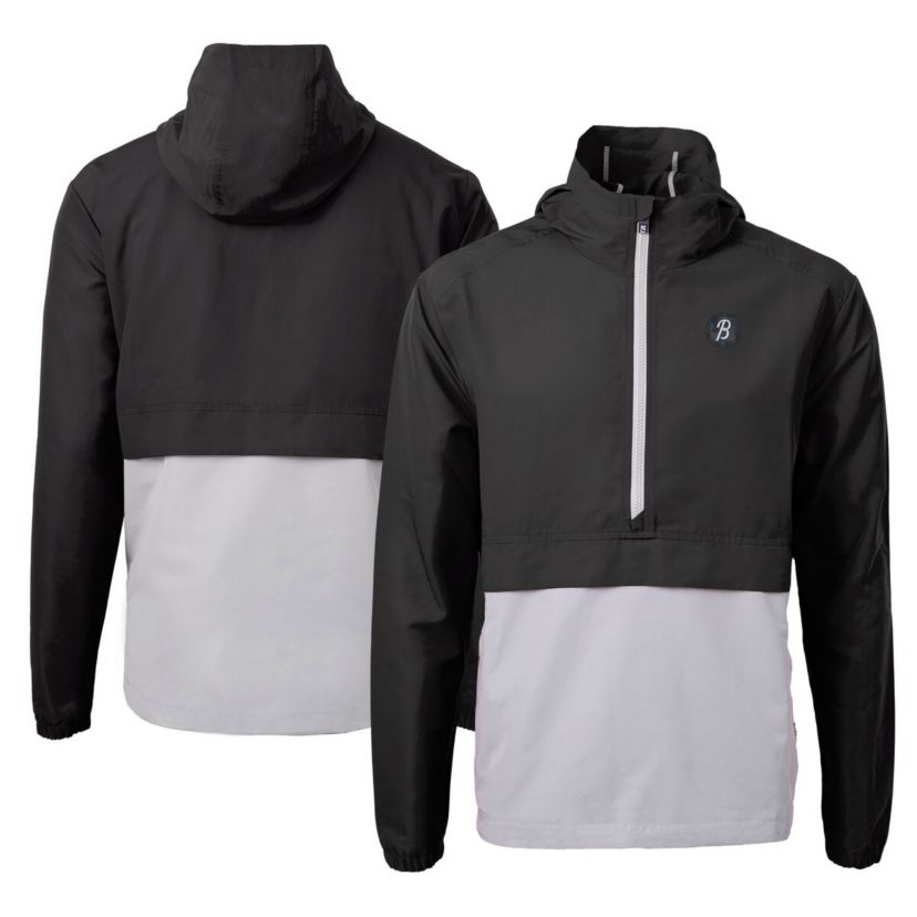 MLB Baltimore Orioles City Connect Charter Eco Recycled Half-Zip Anorak Jacket