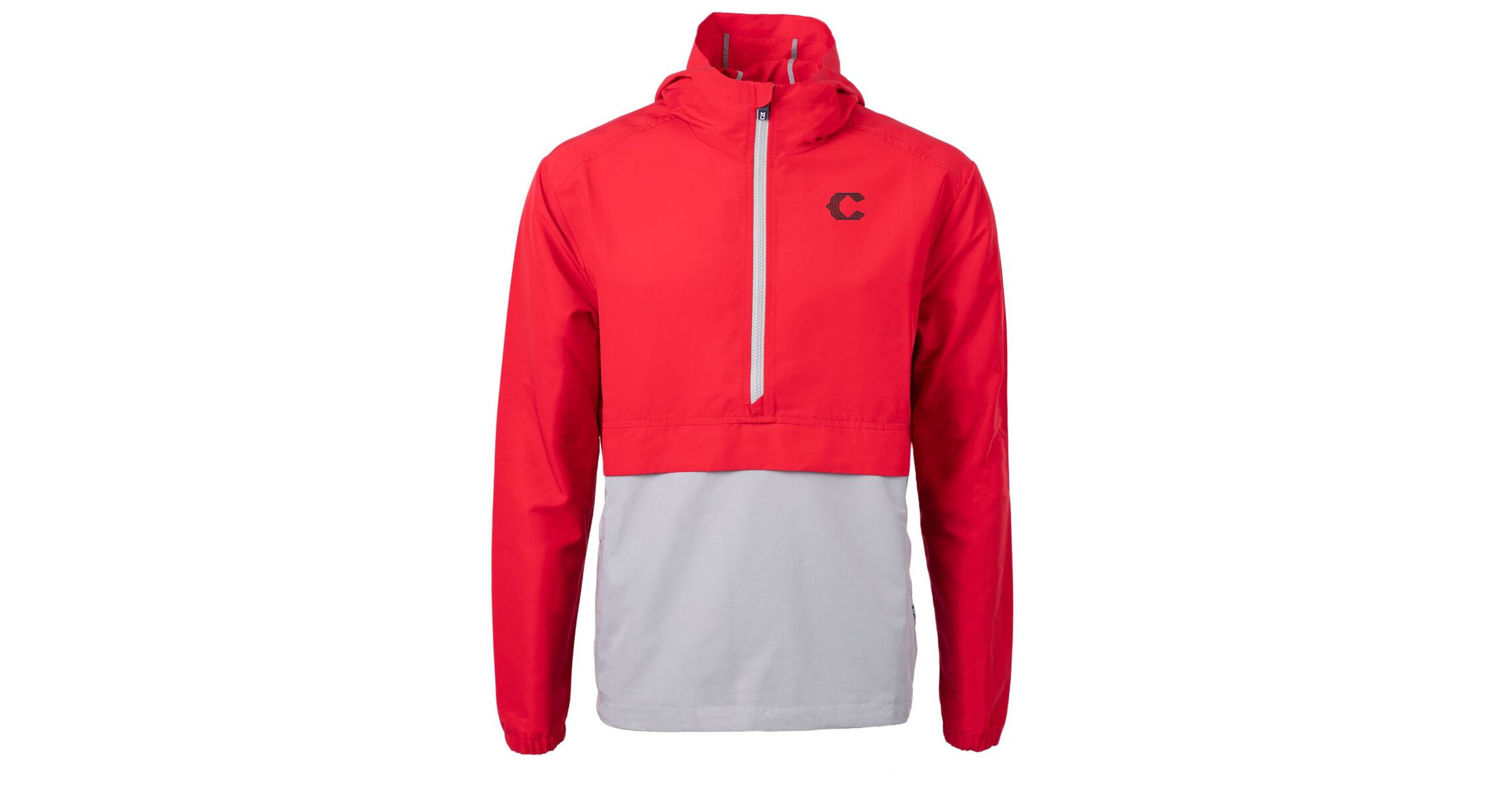 MLB Cincinnati Reds City Connect Charter Eco Recycled Half-Zip Anorak Jacket