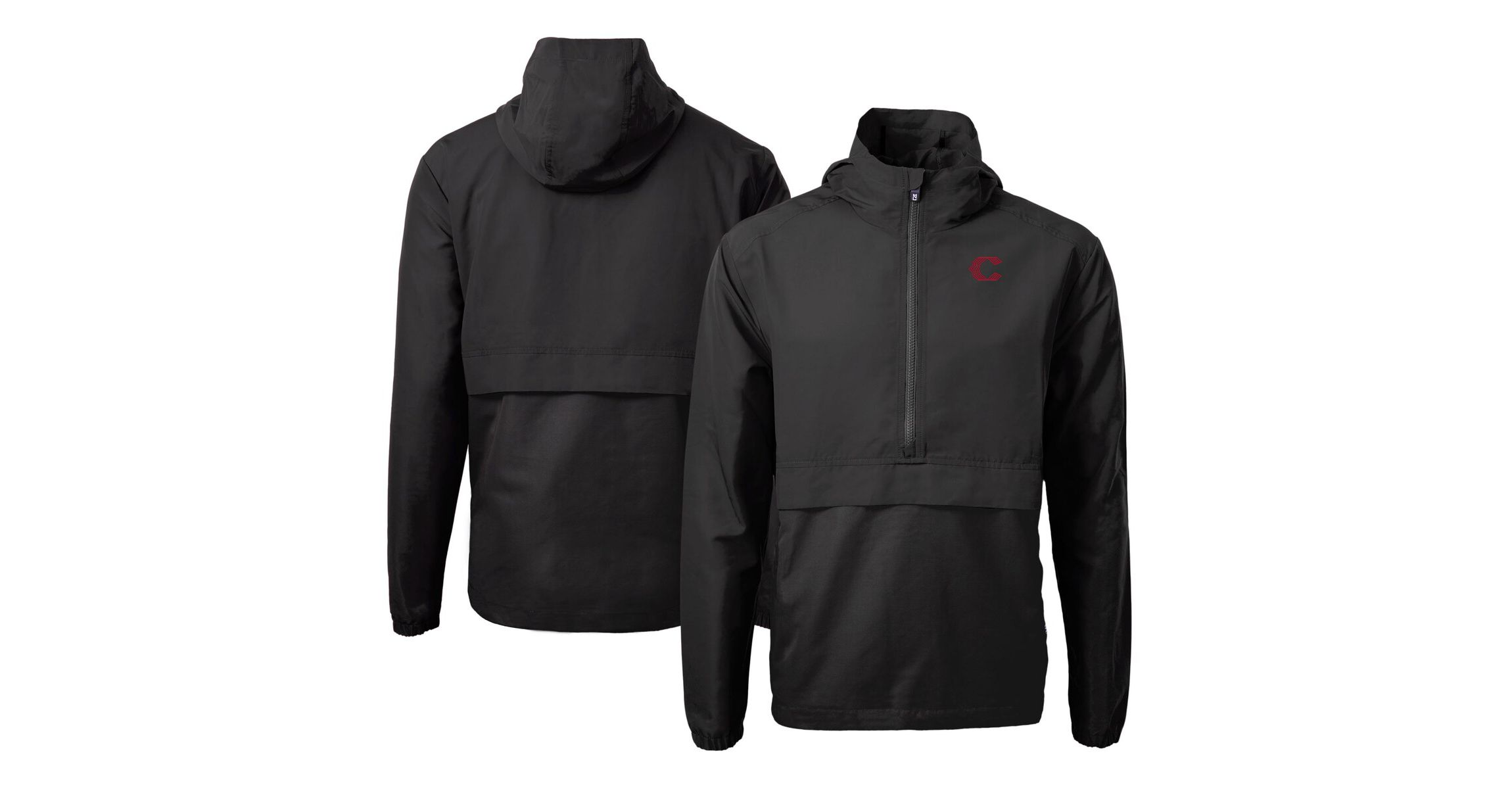 MLB Cincinnati Reds City Connect Charter Eco Recycled Half-Zip Anorak Jacket