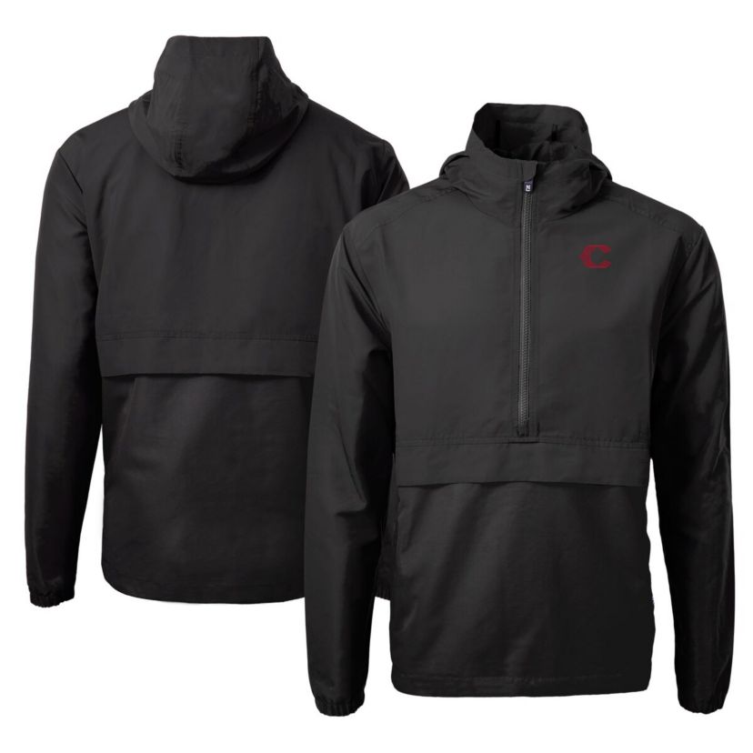 MLB Cincinnati Reds City Connect Charter Eco Recycled Half-Zip Anorak Jacket