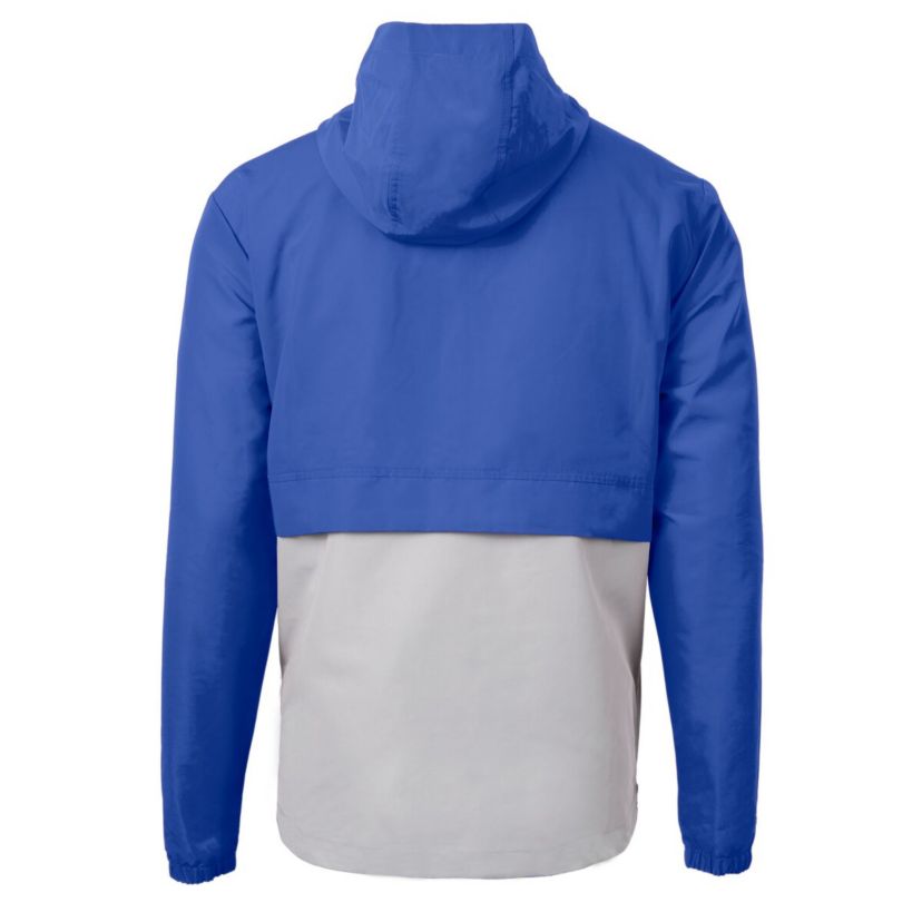 MLB Blue/Gray Seattle Mariners City Connect Charter Eco Recycled Half-Zip Anorak Jacket