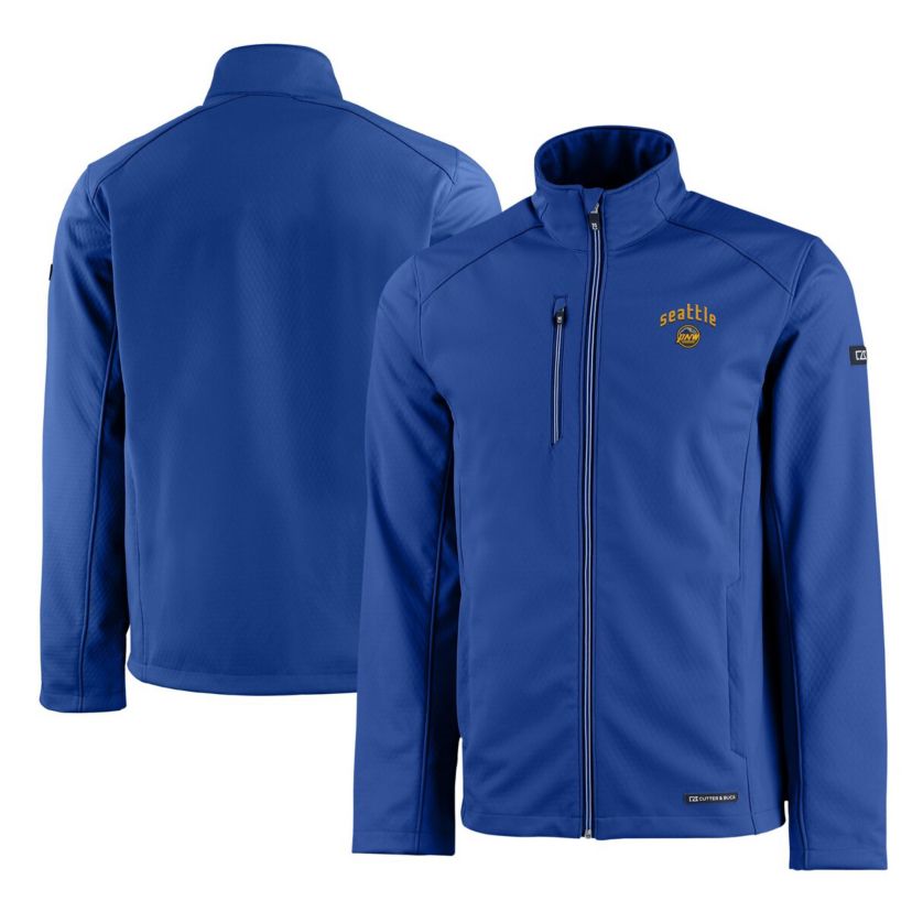 MLB Seattle Mariners City Connect Evoke Eco Softshell Recycled Full-Zip Jacket