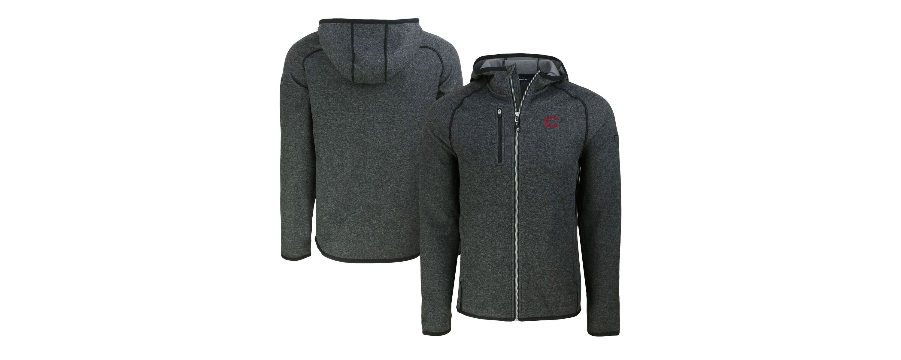MLB Heather Cincinnati Reds City Connect Mainsail Full-Zip Hoodie