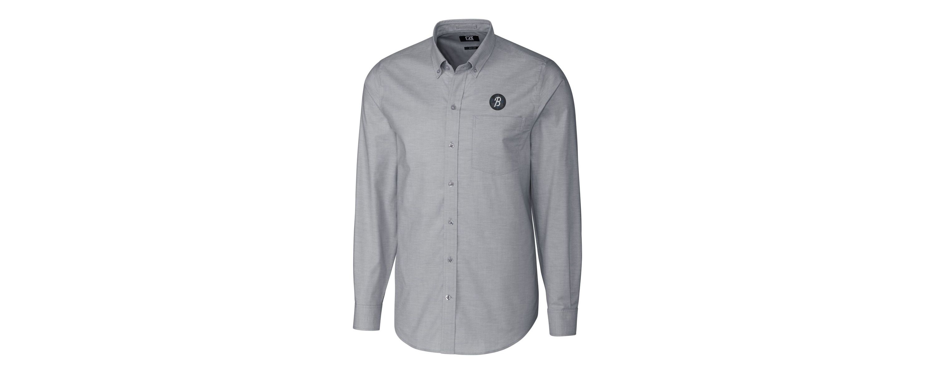MLB Baltimore Orioles City Connect Oxford Stretch Long Sleeve Button-Down Dress Shirt