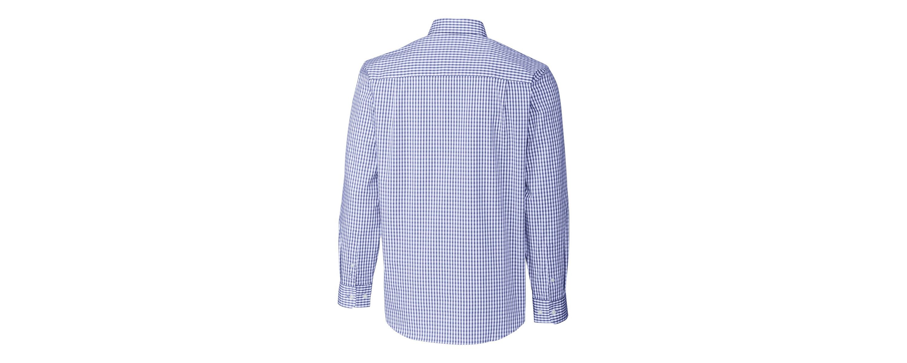 MLB Atlanta Braves City Connect Easy Care Stretch Gingham Long Sleeve Dress Shirt