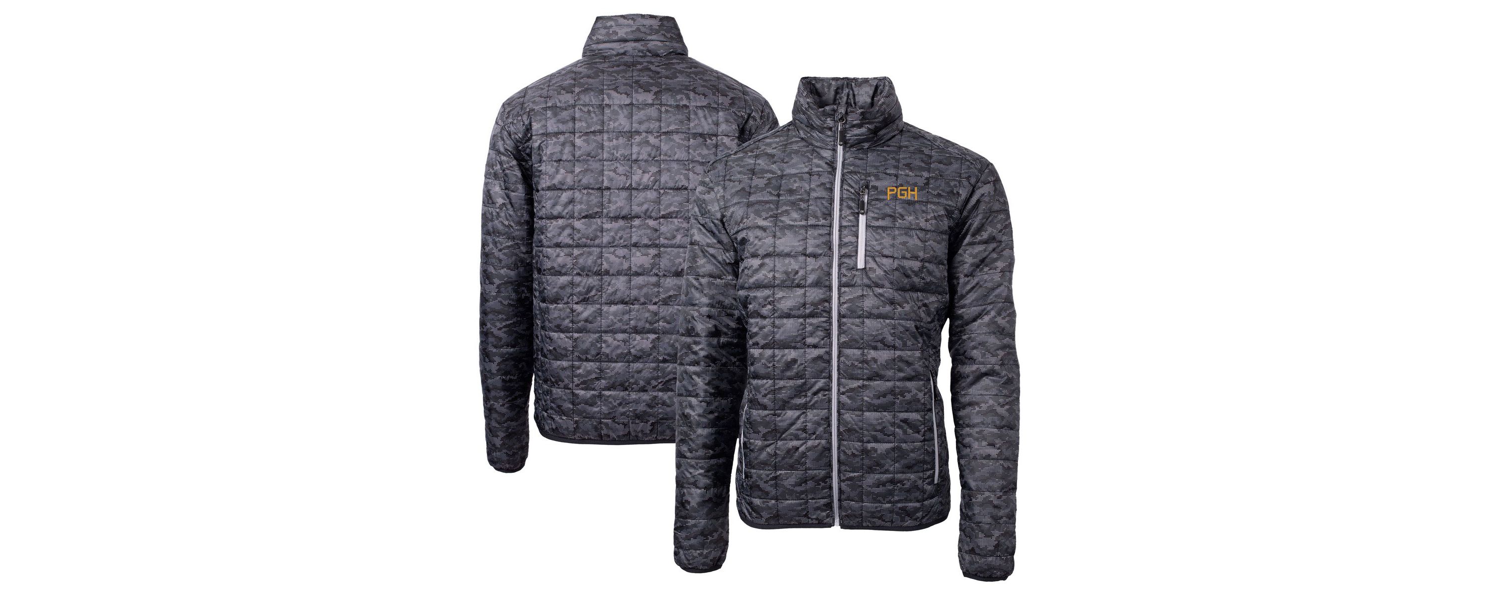 MLB Pittsburgh Pirates City Connect Rainier PrimaLoft Eco Insulated Full-Zip Printed Puffer Jacket