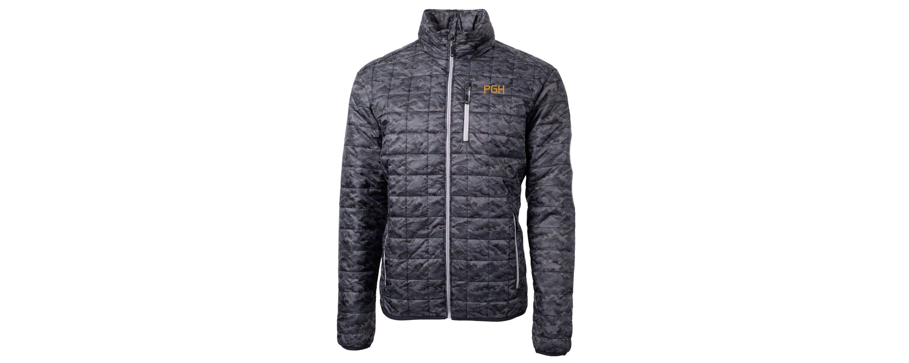 MLB Pittsburgh Pirates City Connect Rainier PrimaLoft Eco Insulated Full-Zip Printed Puffer Jacket