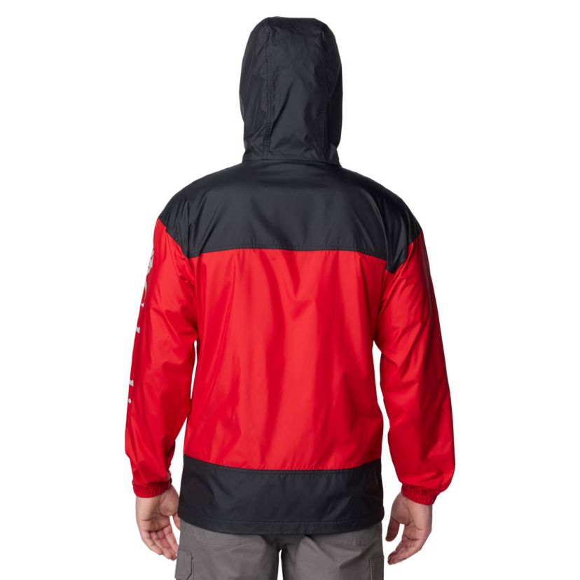NCAA Ohio State Buckeyes Flash Challenger Omni-Shade Full-Zip Windbreaker Hoodie Jacket