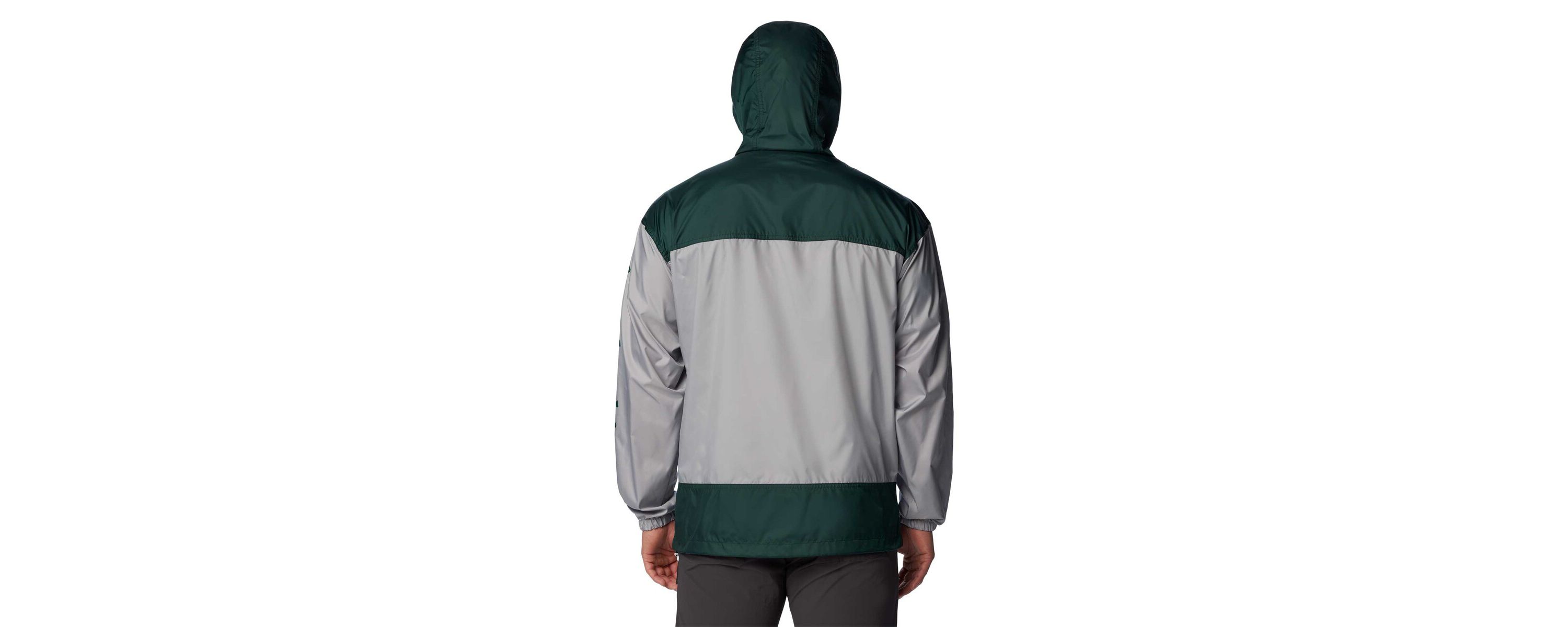 NCAA Michigan State Spartans Flash Challenger Omni-Shade Full-Zip Windbreaker Hoodie Jacket