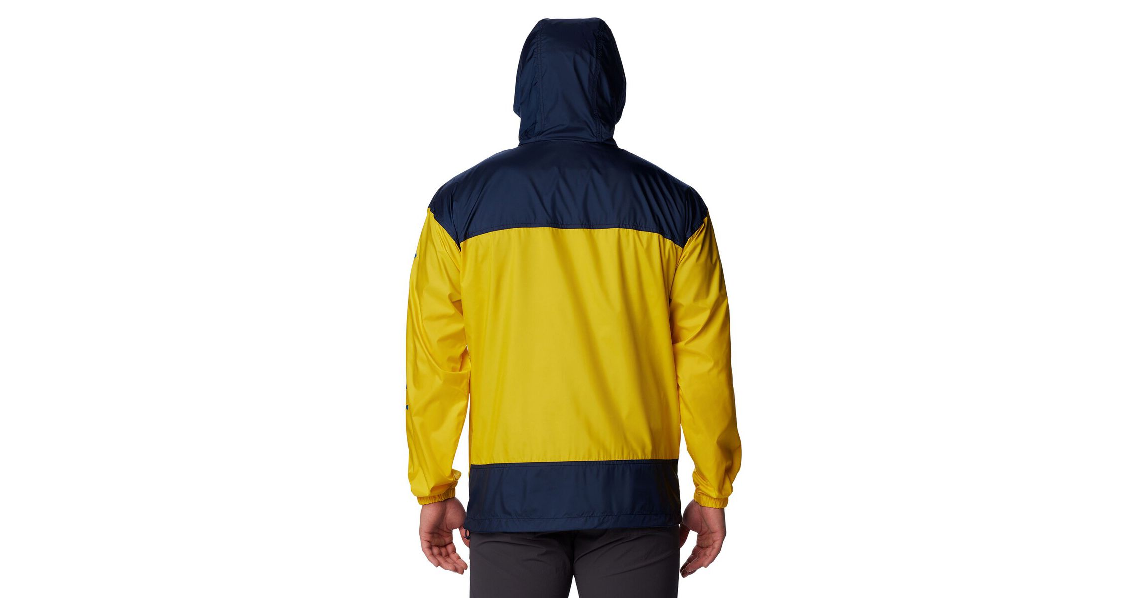 NCAA Michigan Wolverines Flash Challenger Omni-Shade Full-Zip Windbreaker Hoodie Jacket