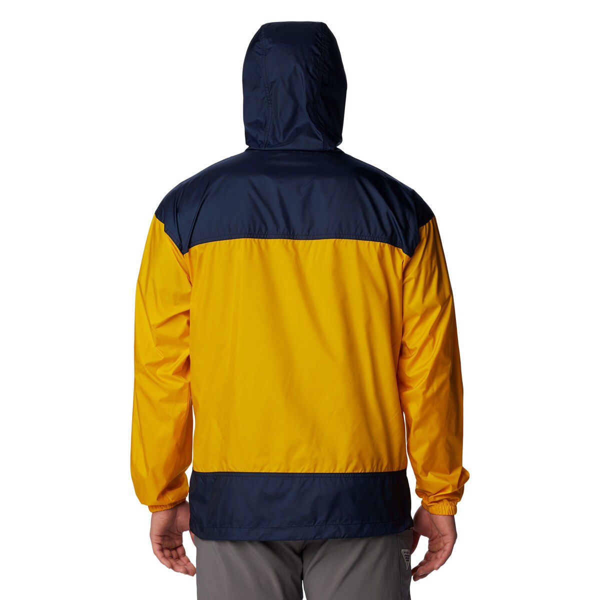 NCAA West Virginia Mountaineers Flash Challenger Omni-Shade Full-Zip Windbreaker Hoodie Jacket