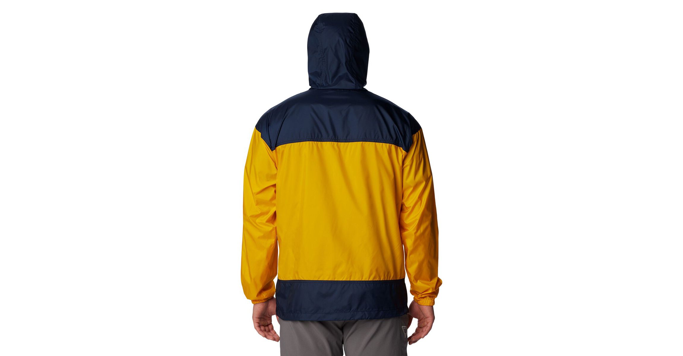 NCAA West Virginia Mountaineers Flash Challenger Omni-Shade Full-Zip Windbreaker Hoodie Jacket