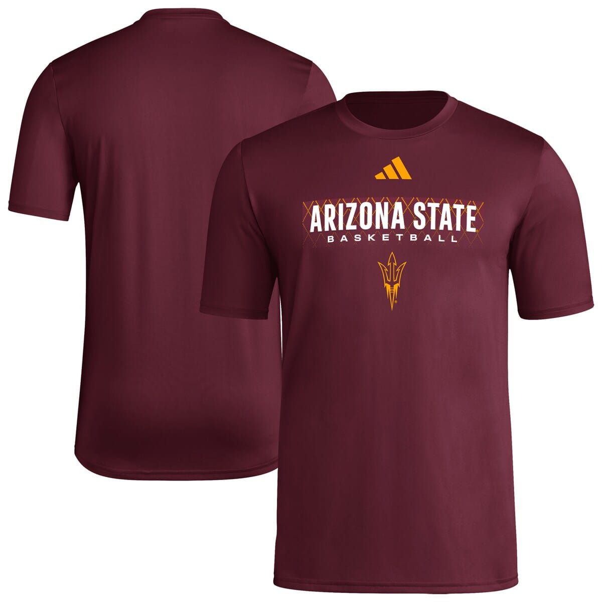 NCAA Arizona State Sun Devils Locker On-Court In The Fade Pregame AEROREADY T-Shirt