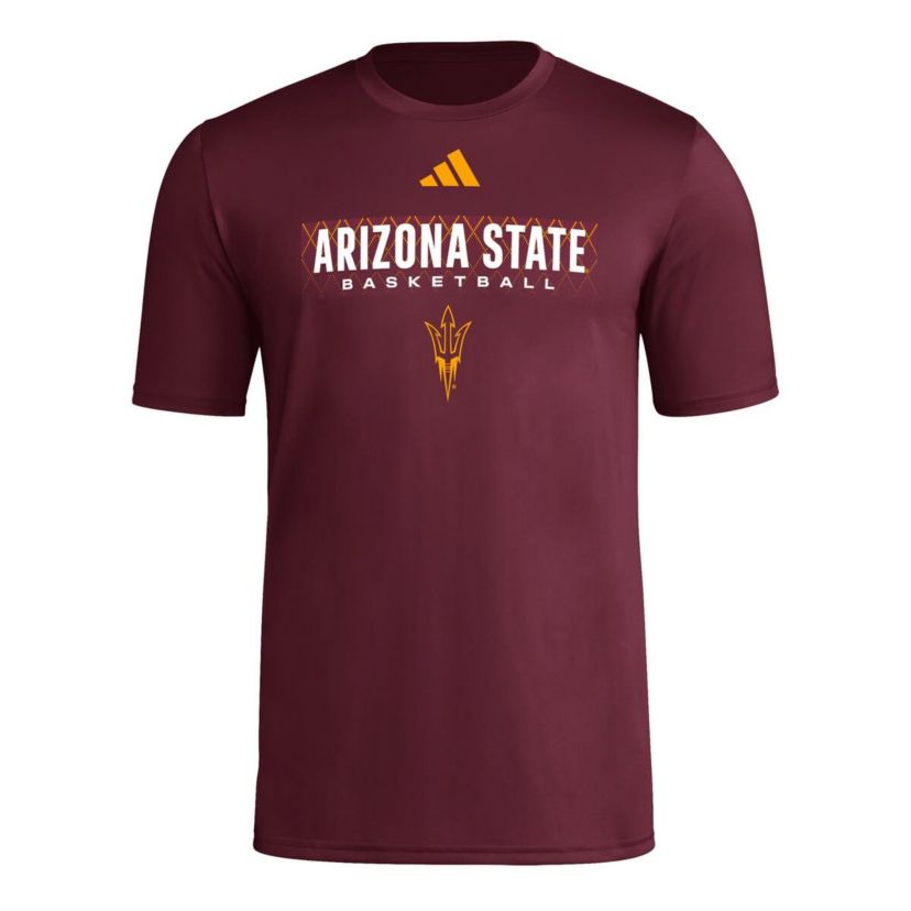 NCAA Arizona State Sun Devils Locker On-Court In The Fade Pregame AEROREADY T-Shirt