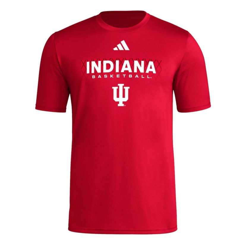 NCAA Indiana Hoosiers Locker On-Court In The Fade Pregame AEROREADY T-Shirt