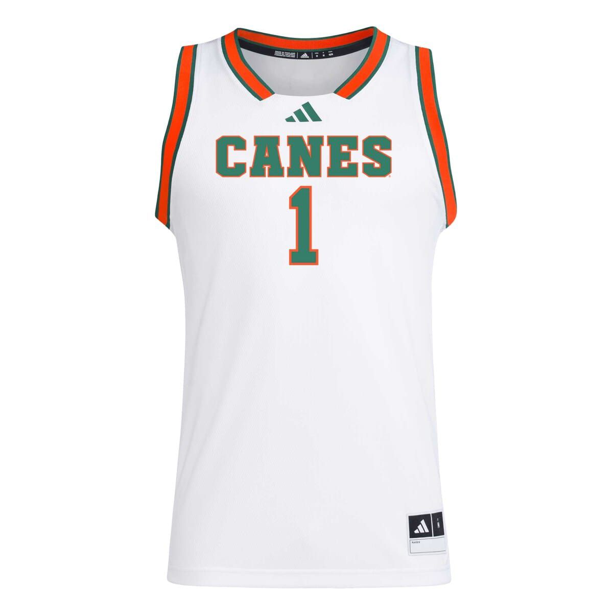 Miami (FL) Hurricanes NCAA #1 Miami Hurricanes Replica Swingman Jersey