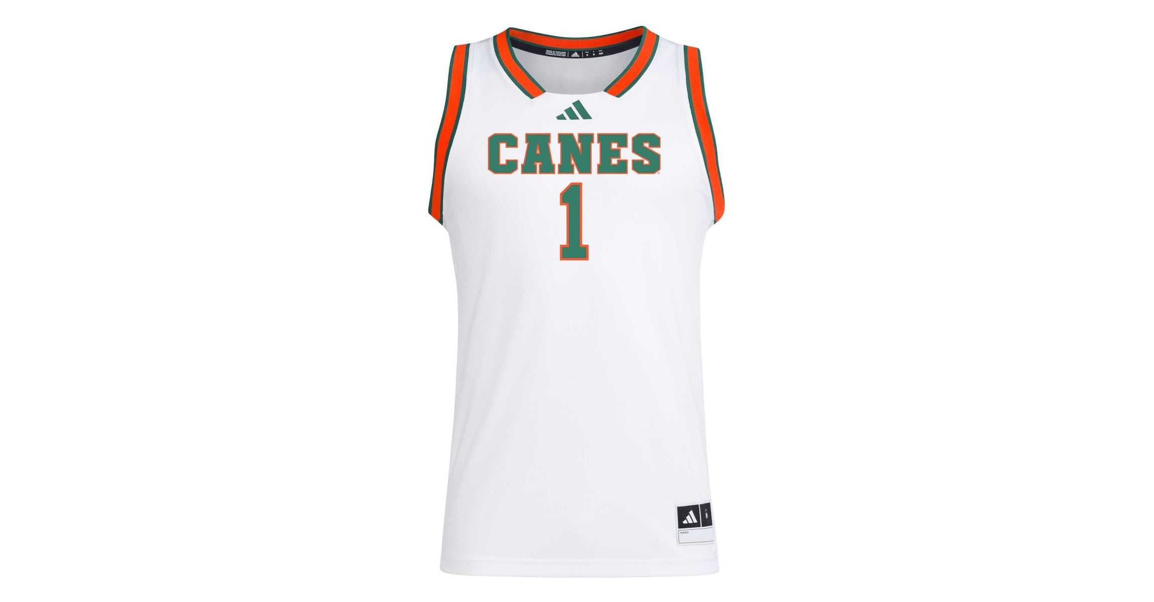 Miami (FL) Hurricanes NCAA #1 Miami Hurricanes Replica Swingman Jersey